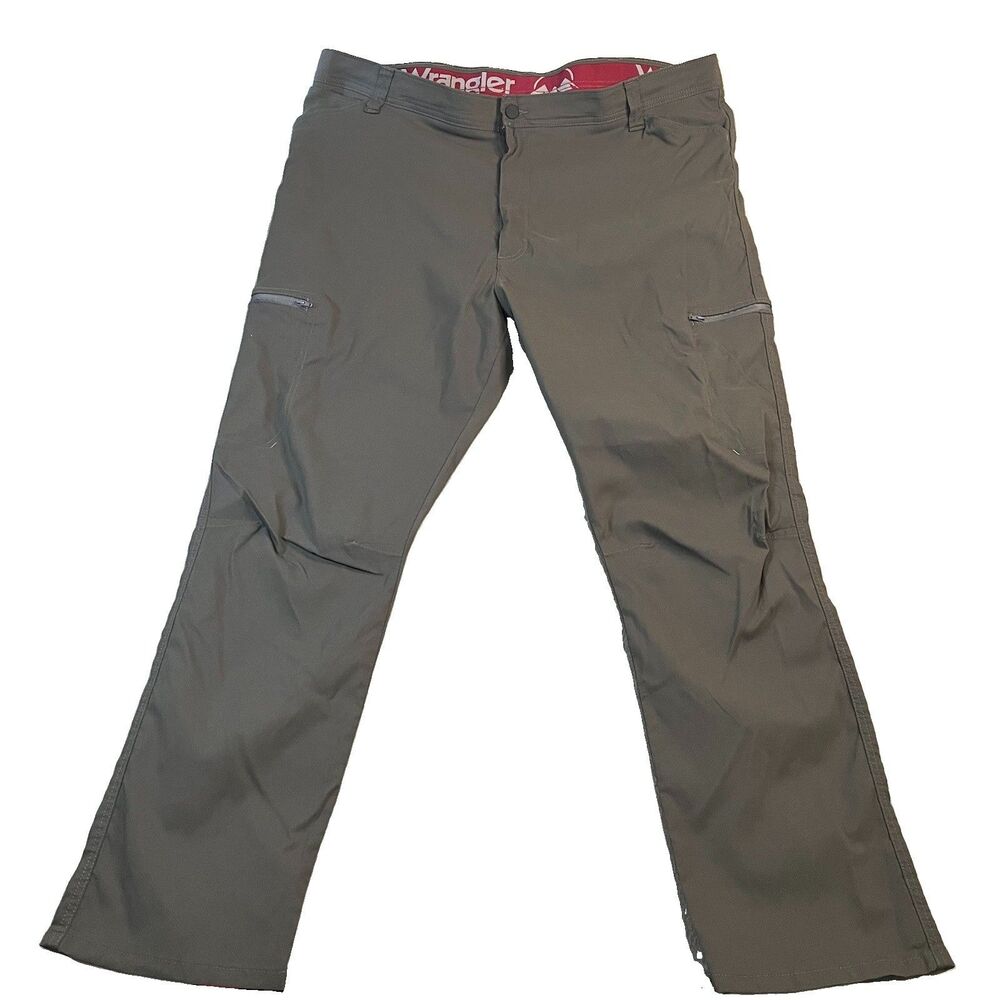 Wrangler Outdoor Series Mens 44X30 Gray Cargo Hiking Pants 10NW788AS Gorpcore